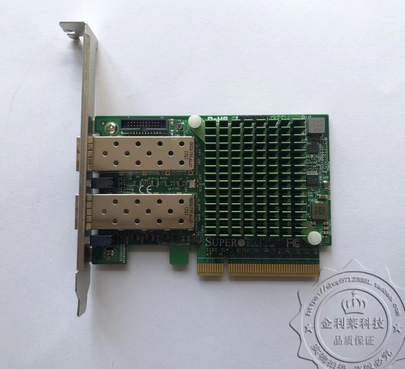 Super Micro AOC-STGN-I2S X520-DA2 10GB Dual 10 Gigabit Fiber Optic Network Card 82599ES Chip